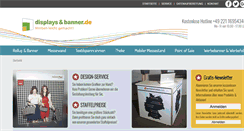 Desktop Screenshot of displays-und-banner.de